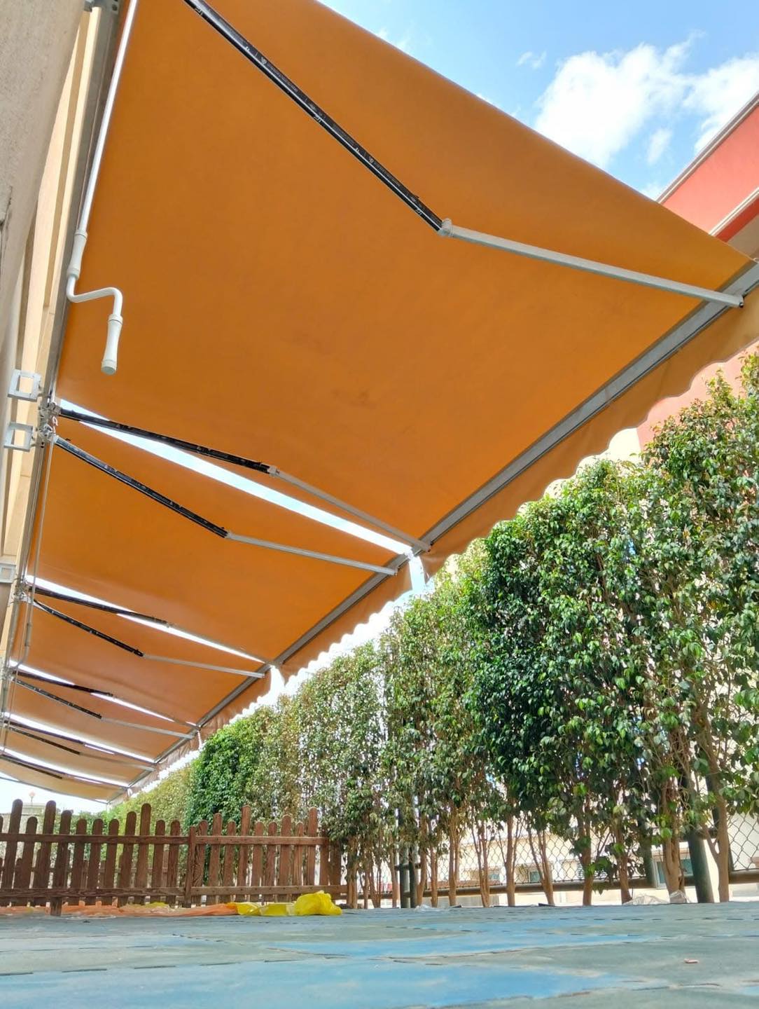 أحدث تصاميم انواع التندات واسعارها في مصر 2 التند الفرنساوي (French Awnings)
