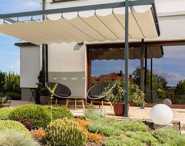 أحدث تصاميم انواع التندات واسعارها في مصر 5 التند الواير (Wire Awnings)