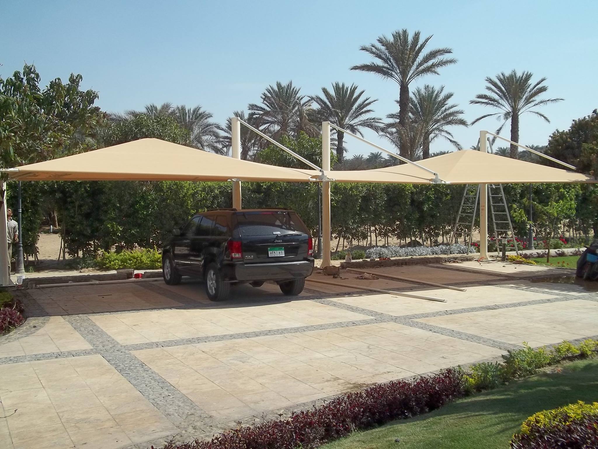 أحدث تصاميم انواع التندات واسعارها في مصر 3 تند الكانتليفر (Cantilever Tent)