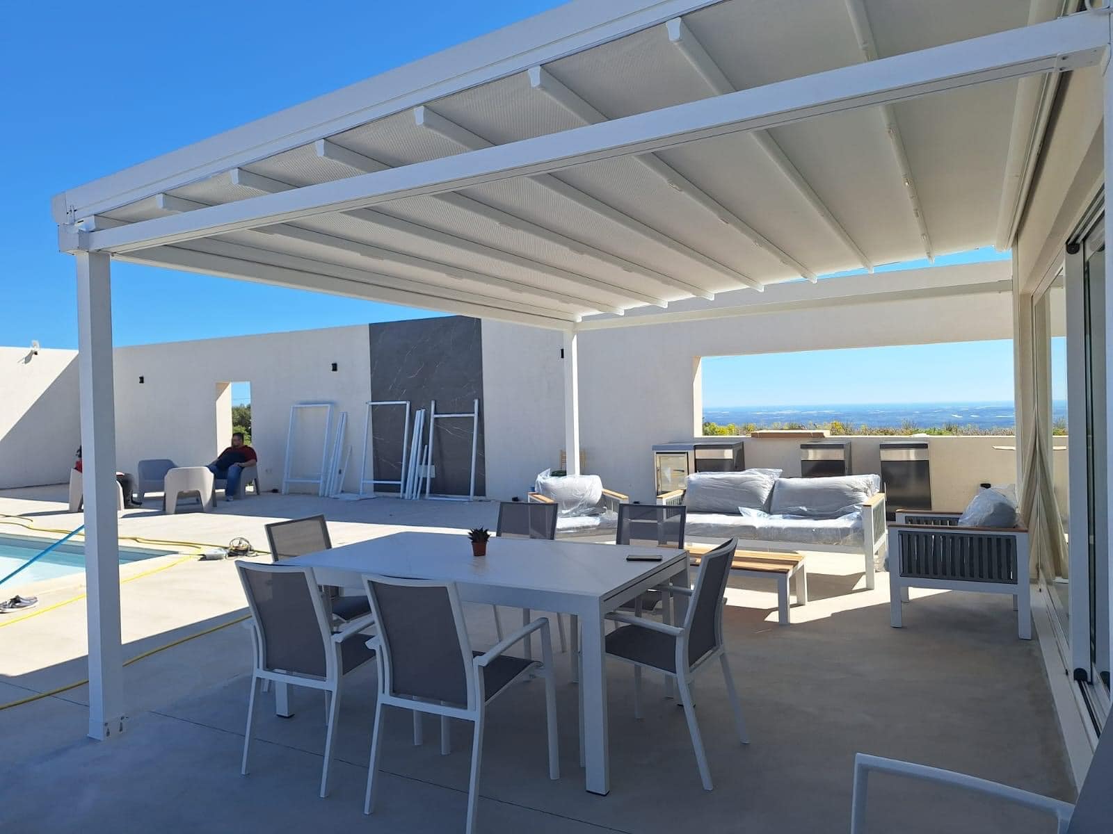 أحدث تصاميم انواع التندات واسعارها في مصر 7 تندة بانوراما (Panorama Awnings)